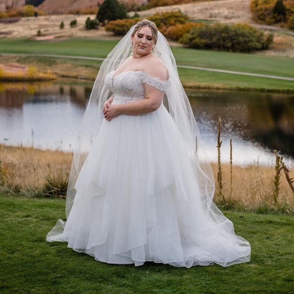 Plus Size Wedding Dress - Picture 3 of 4